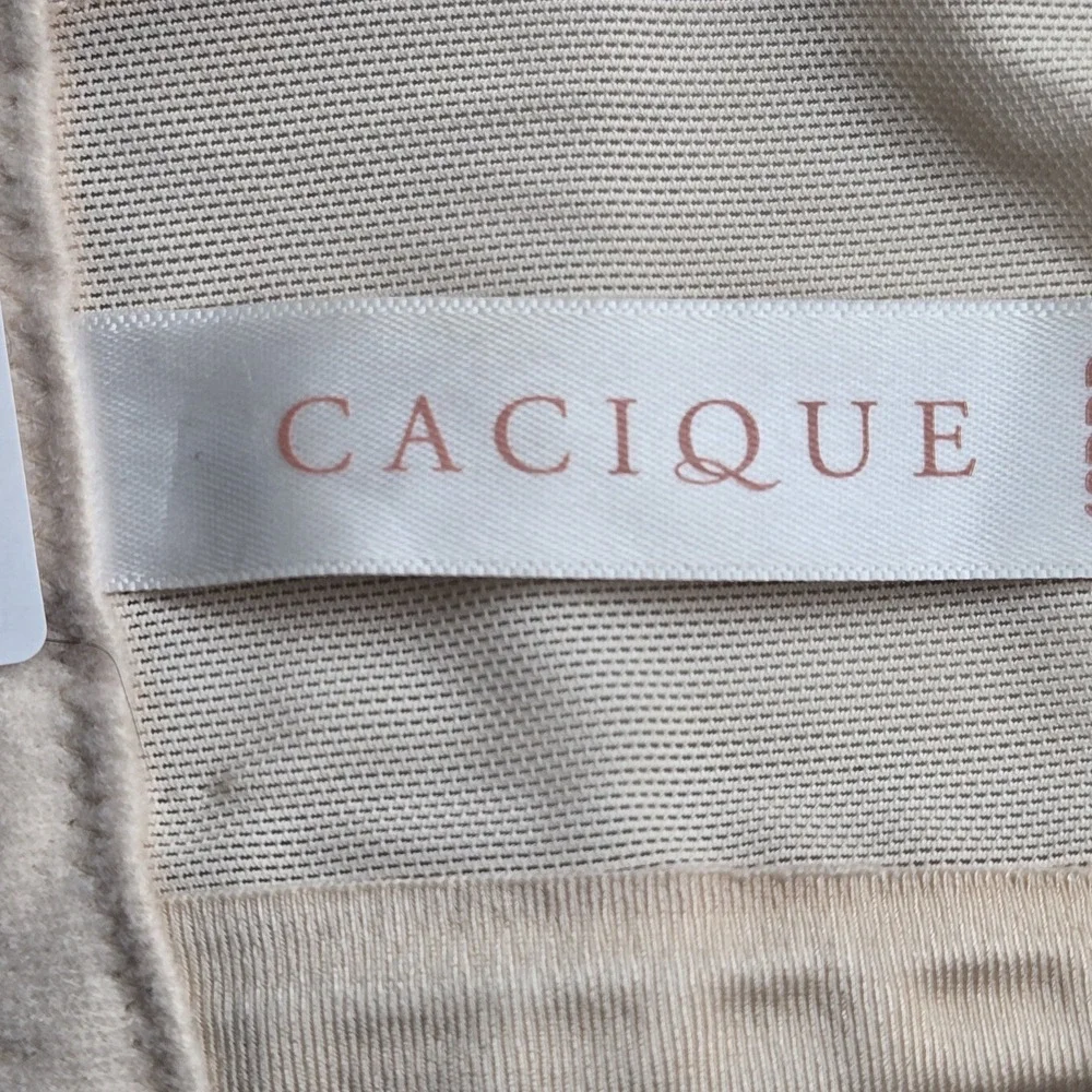 Cacique Women Bra 48DDD Beige T Shirt Underwired Strap Adjustable